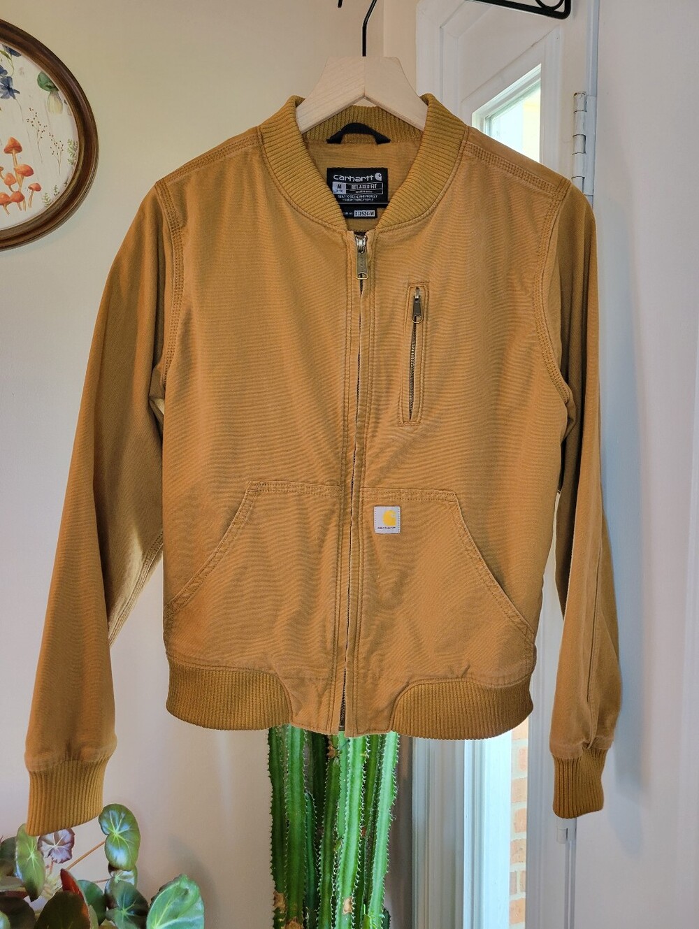 Carhartt Kids Rugged Flex Relaxed Fit Crawford Bomber Jacket, Size M Kids